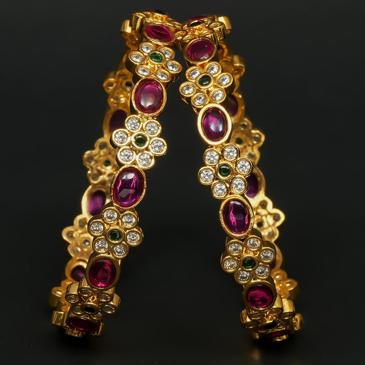 CZ Ruby Bangles