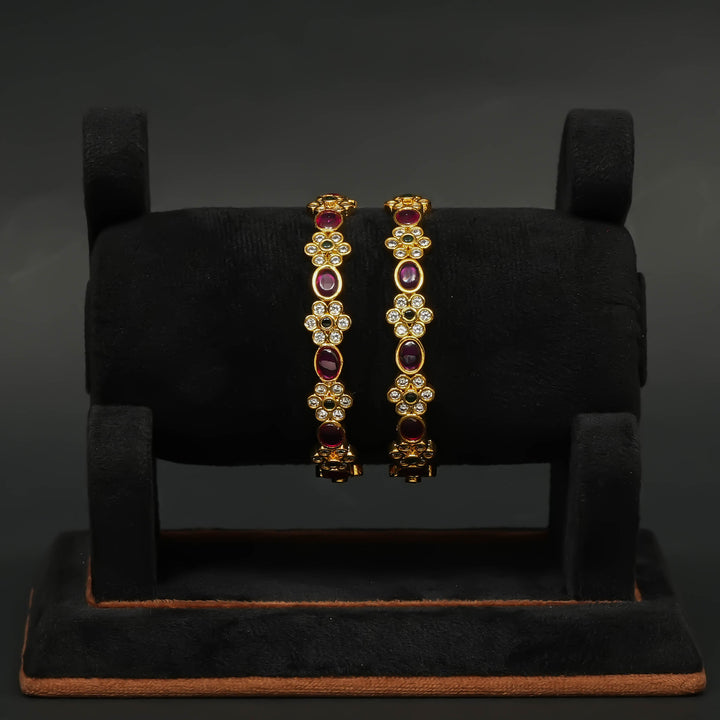 CZ Ruby Bangles