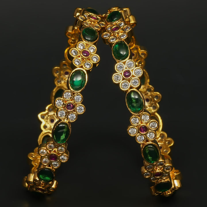 CZ Emerald Bangles