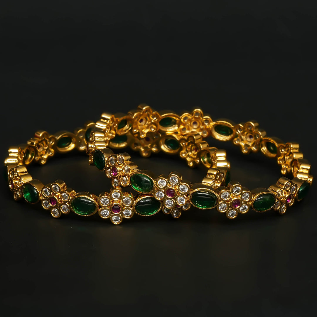 CZ Emerald Bangles