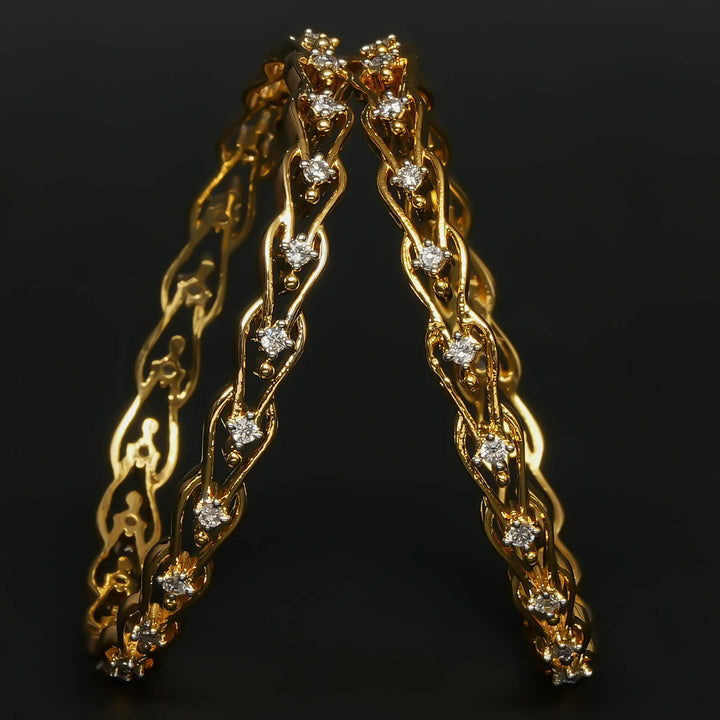 CZ Diamond Finish Bangles
