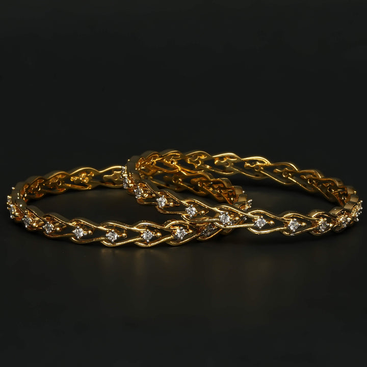 CZ Diamond Finish Bangles