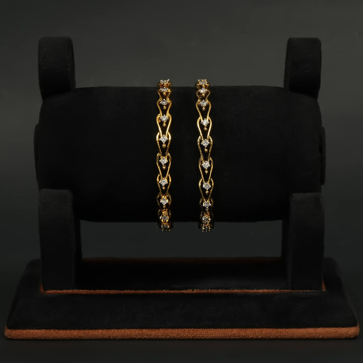 CZ Diamond Finish Bangles