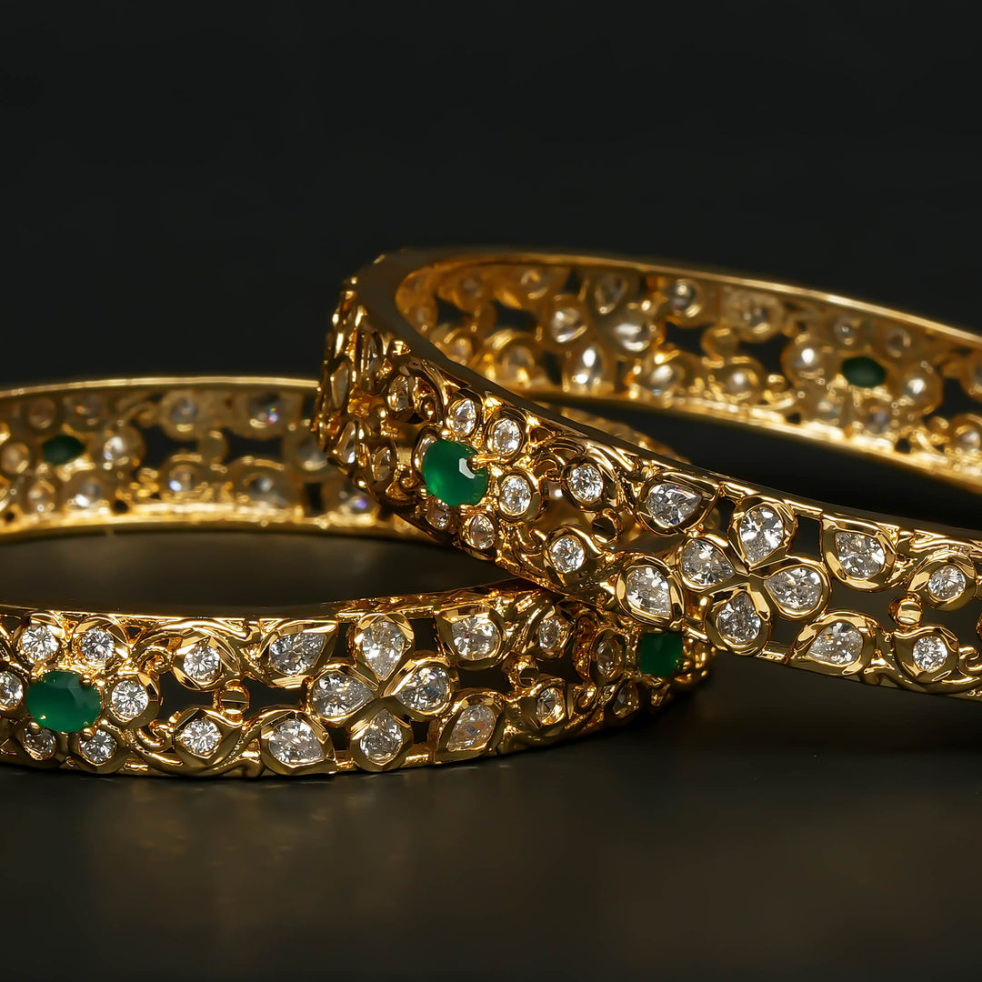 CZ Emerald Bangles