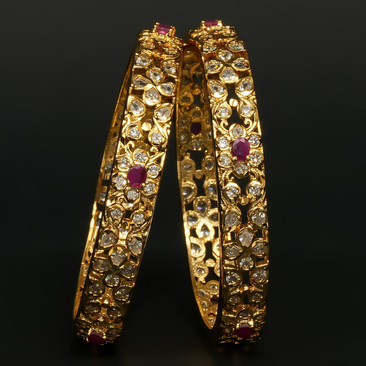 CZ Ruby Bangles