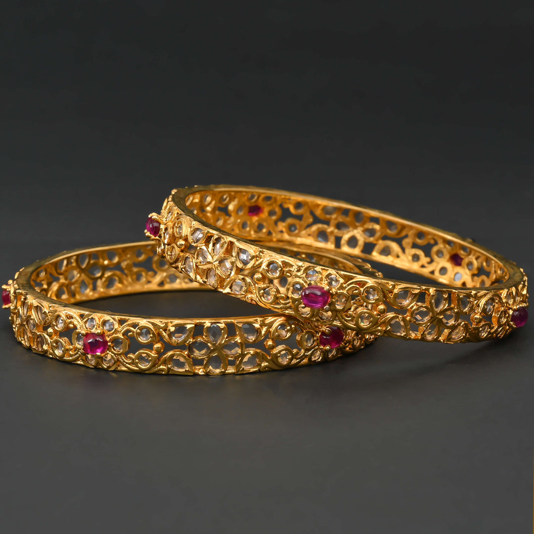 CZ Ruby Bangles