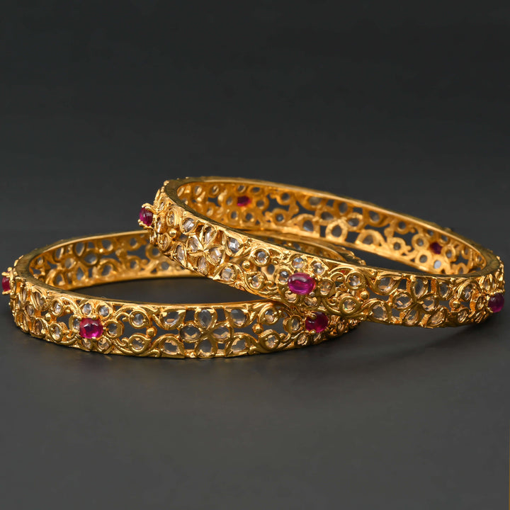 CZ Ruby Bangles