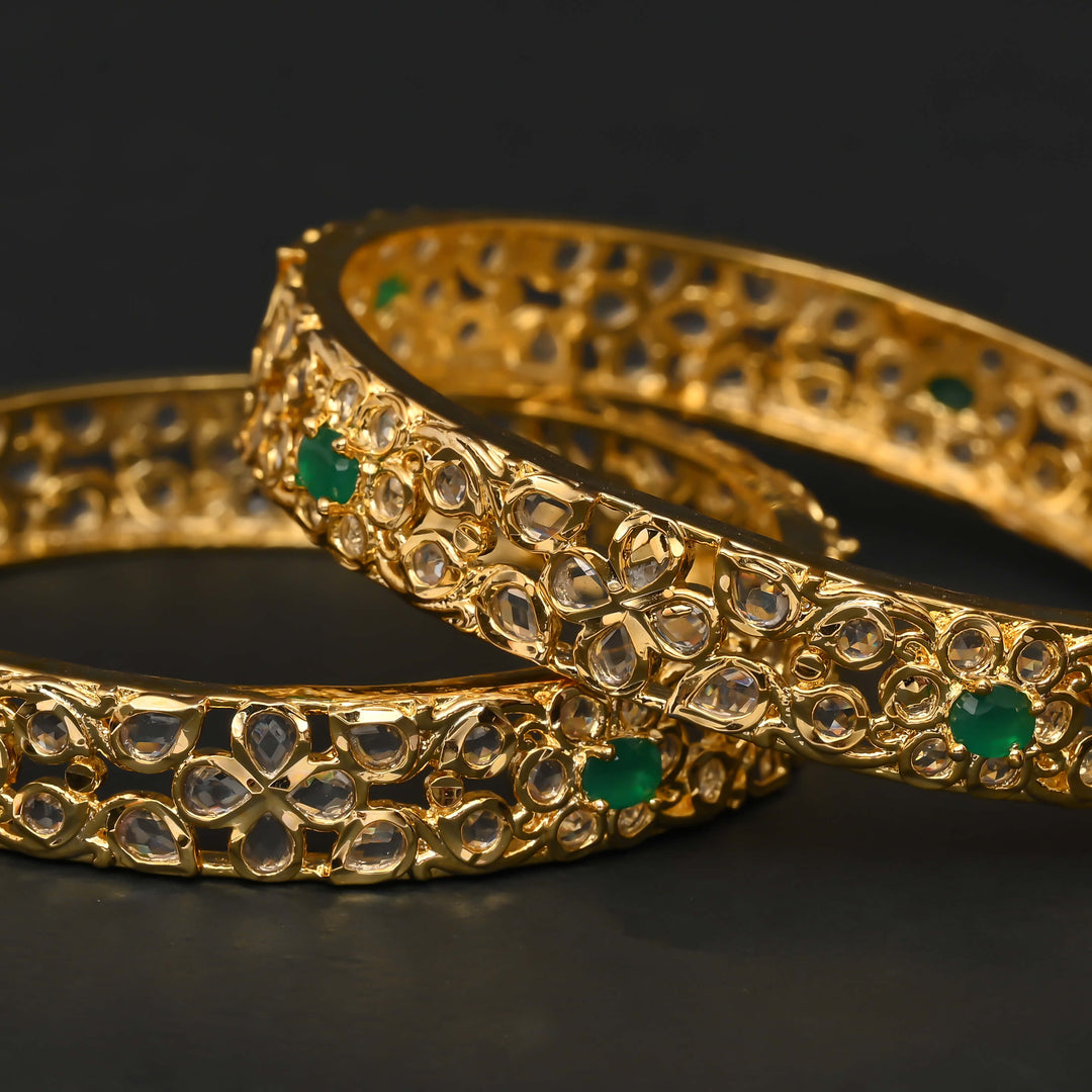 CZ Emerald Bangles