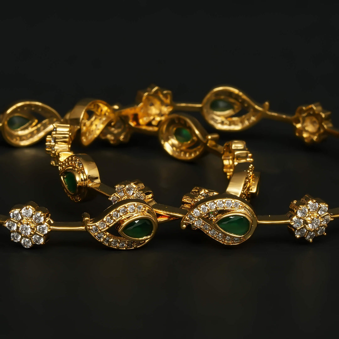 CZ Emerald Bangles
