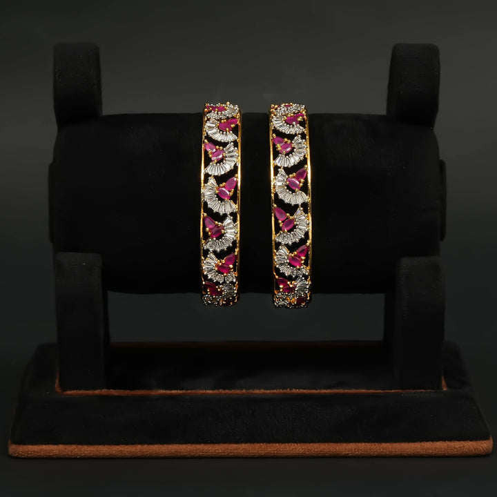 CZ Ruby Bangles