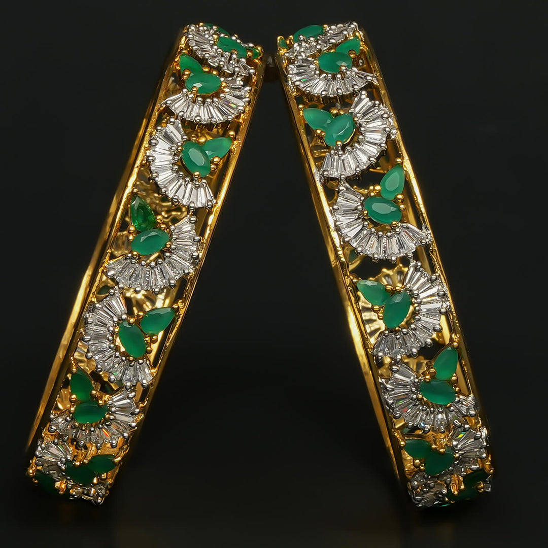 CZ Emerald Bangles