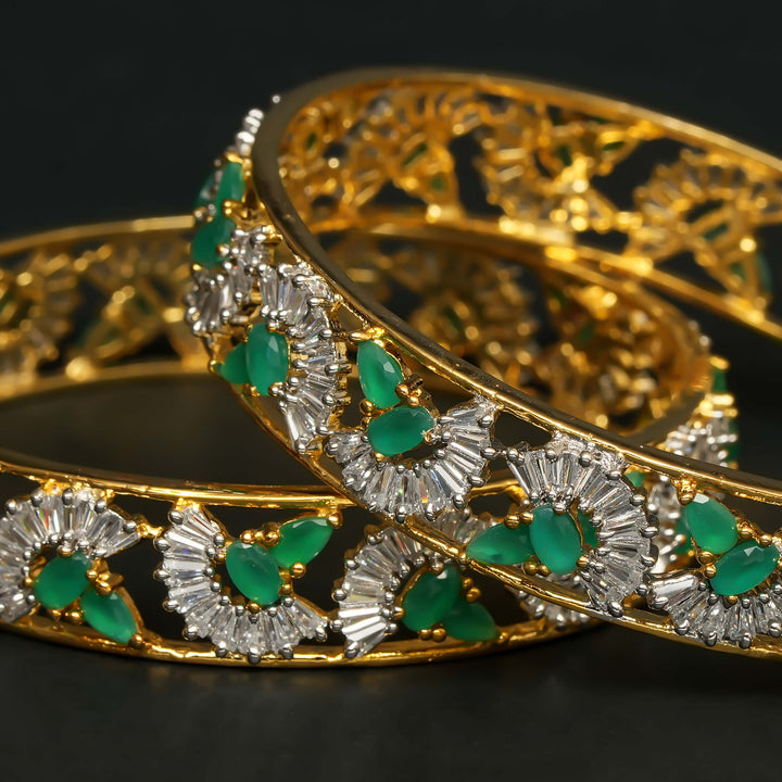 CZ Emerald Bangles
