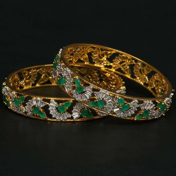 CZ Emerald Bangles