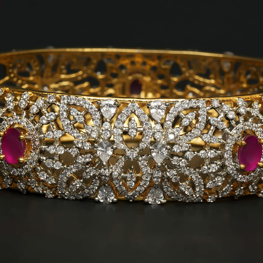 CZ Ruby Bangle