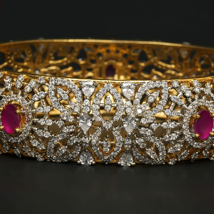 CZ Ruby Bangle