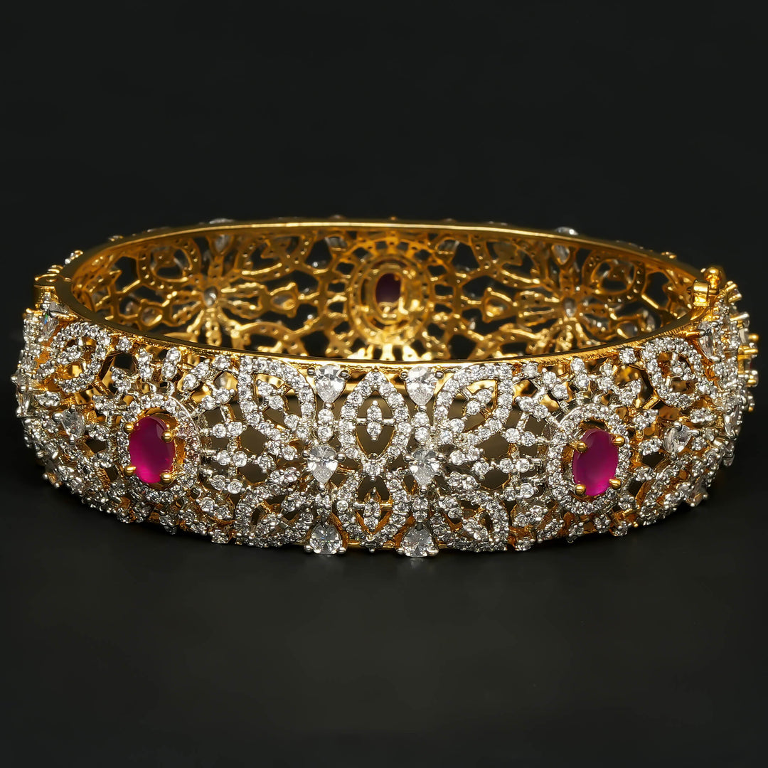 CZ Ruby Bangle