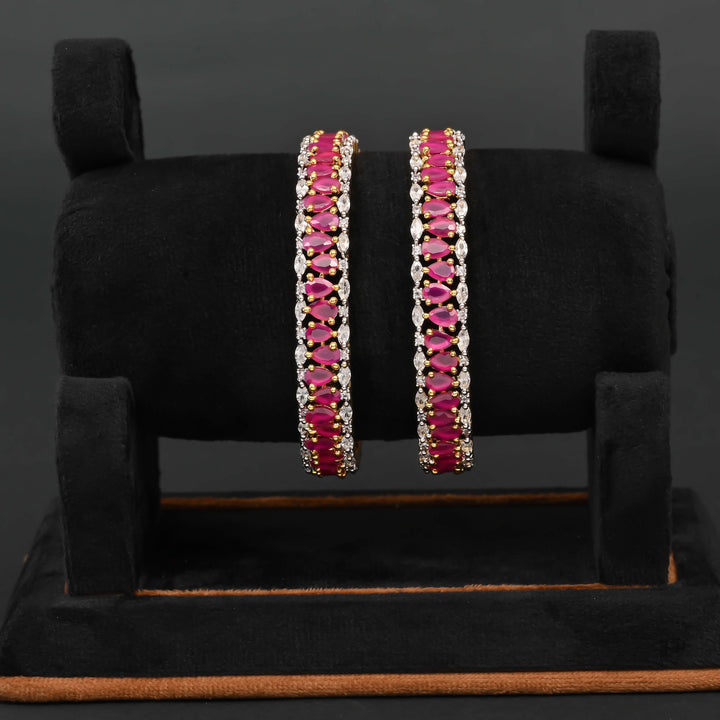 CZ Ruby Bangles