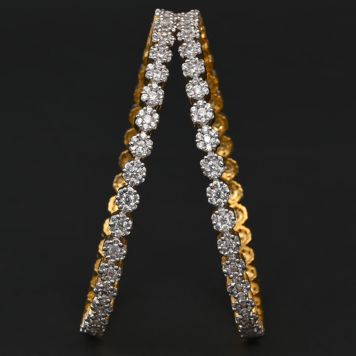 CZ Diamond Finish Bangles