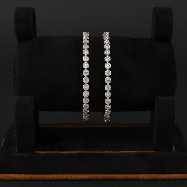 CZ Diamond Finish Bangles