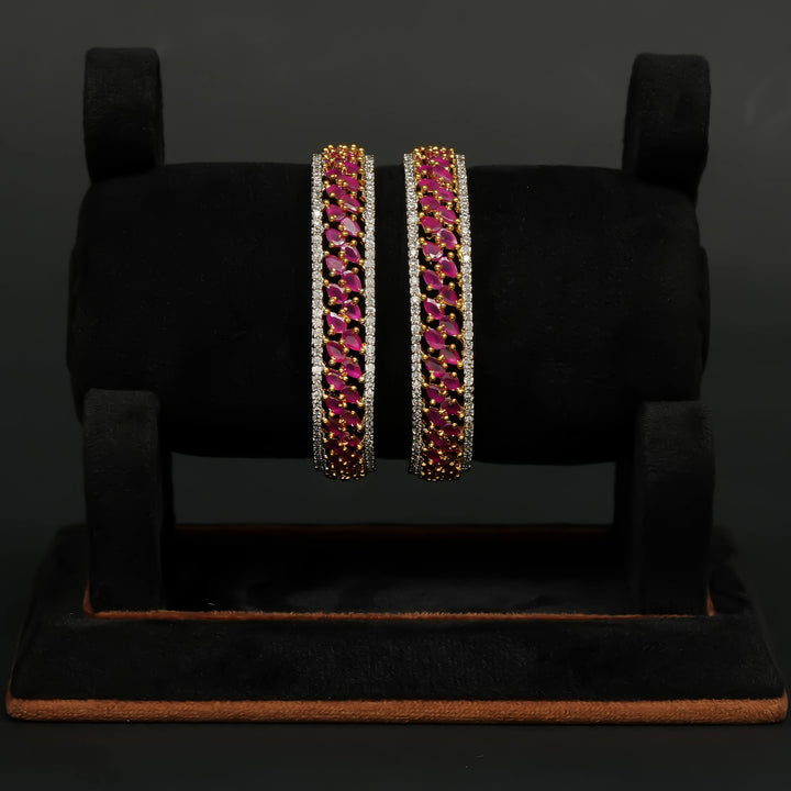 CZ Ruby Bangles