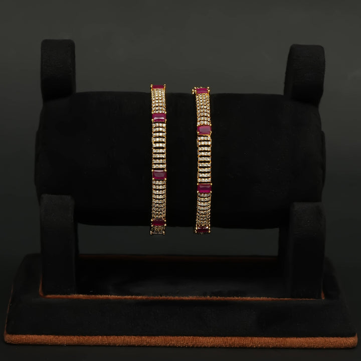 CZ Ruby Bangles