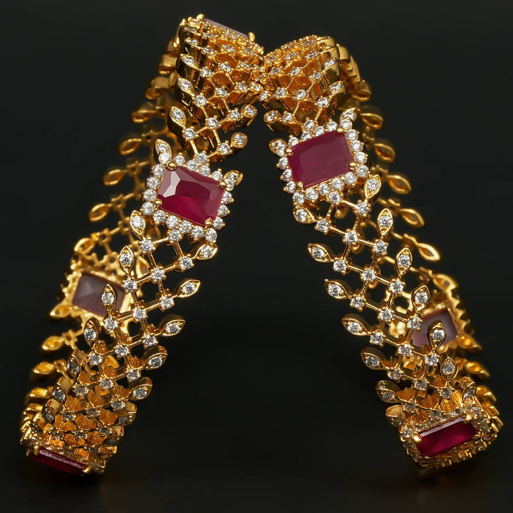 CZ Ruby Bangles