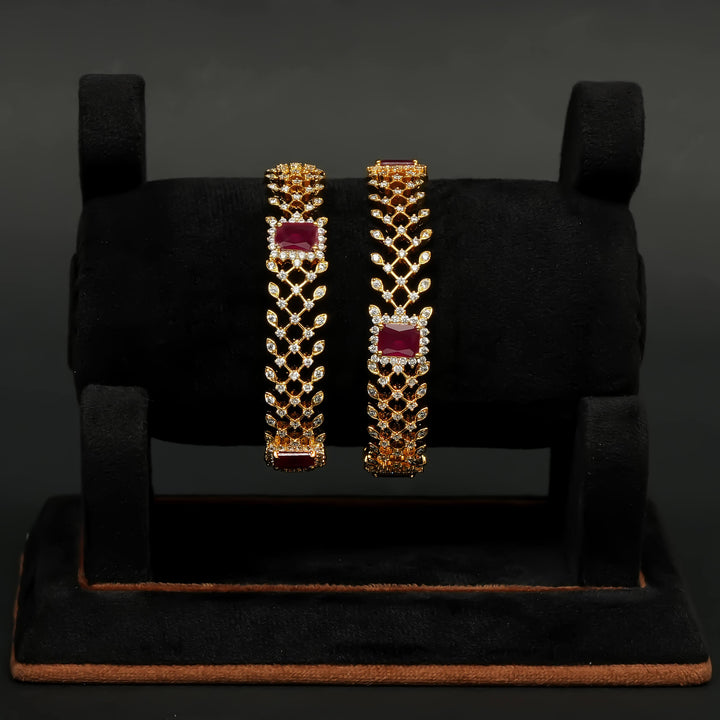 CZ Ruby Bangles