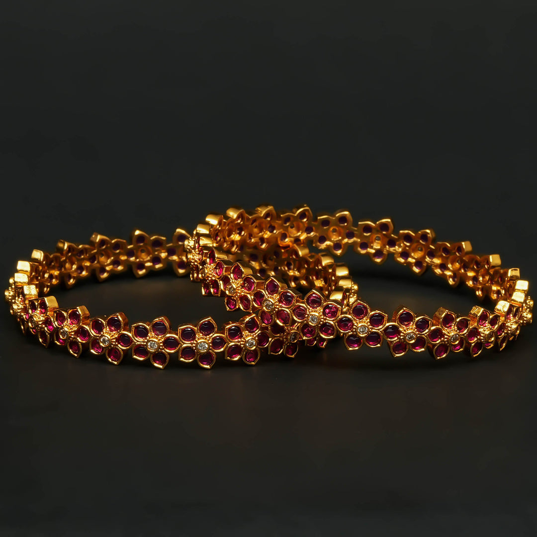 CZ Ruby Bangles