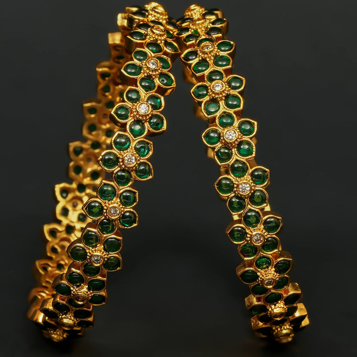 CZ Emerald Bangles