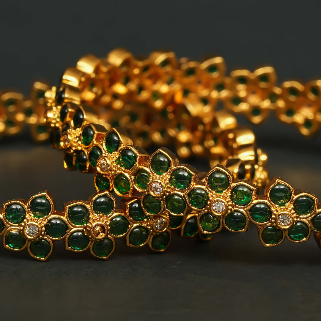 CZ Emerald Bangles