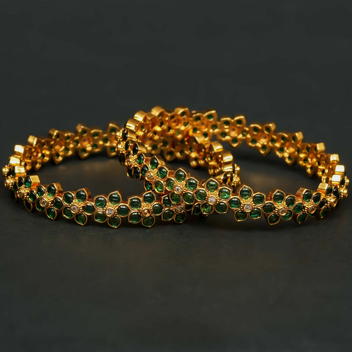 CZ Emerald Bangles
