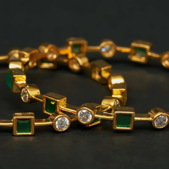 CZ Emerald Bangles