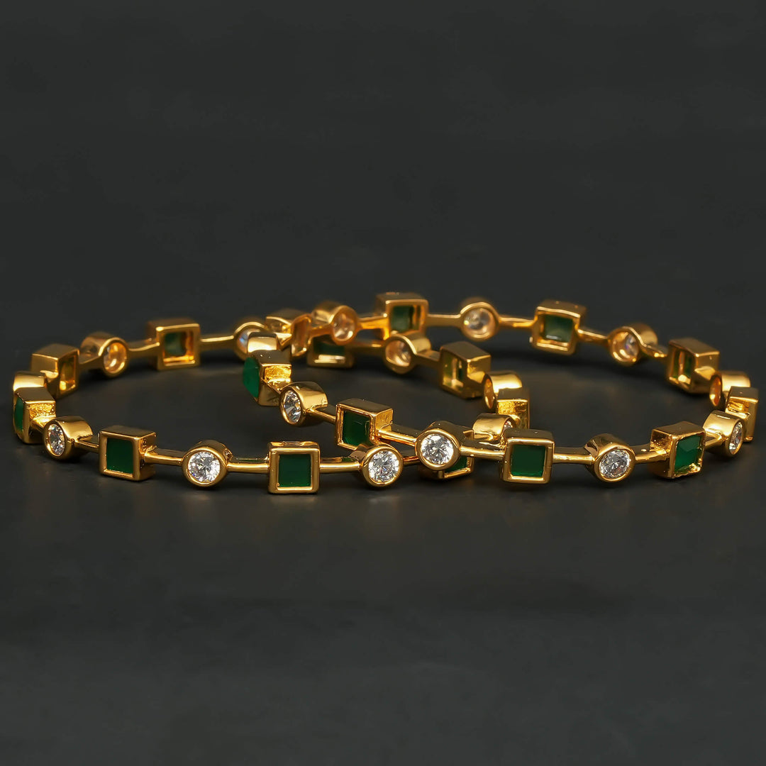 CZ Emerald Bangles
