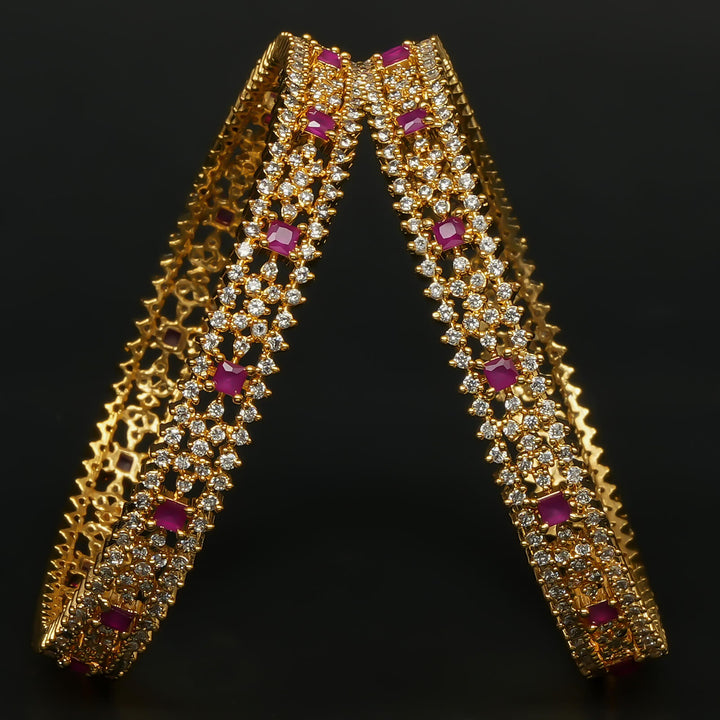 CZ Ruby Bangles