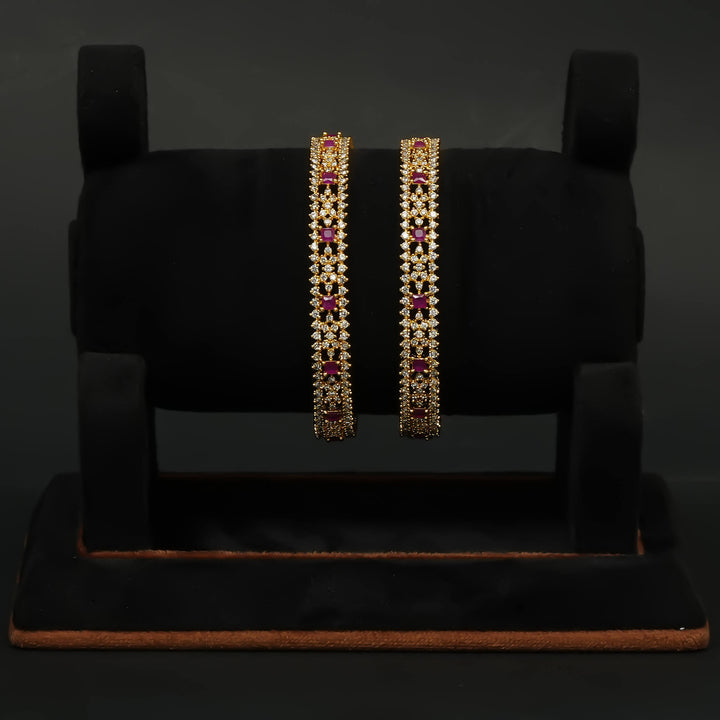 CZ Ruby Bangles
