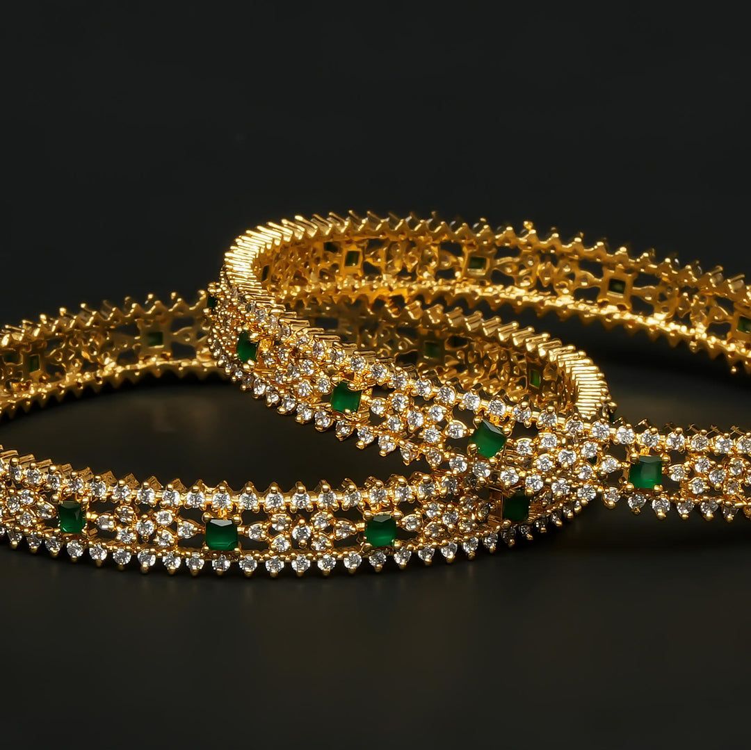 CZ Emerald Bangles