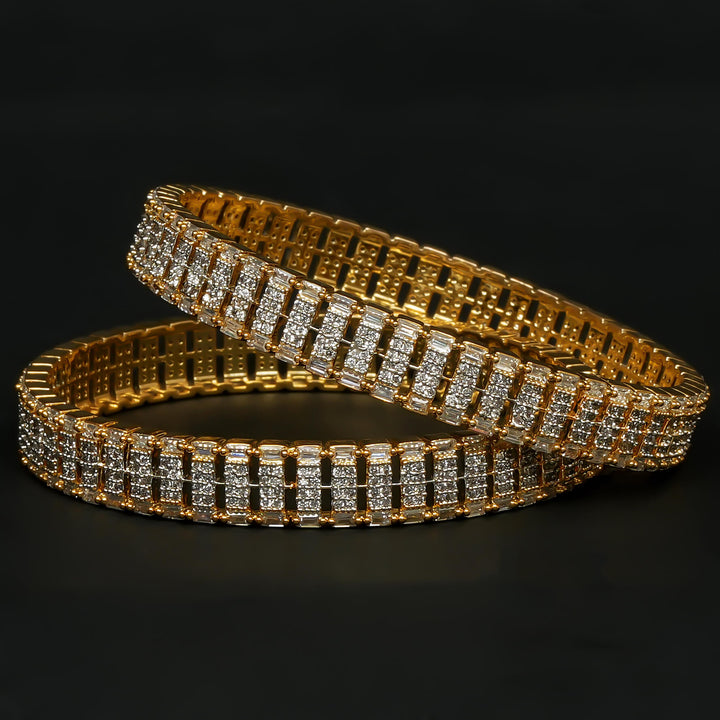CZ Diamond Finish Bangles