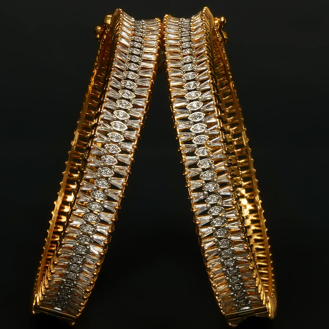 CZ Diamond Finish Bangles