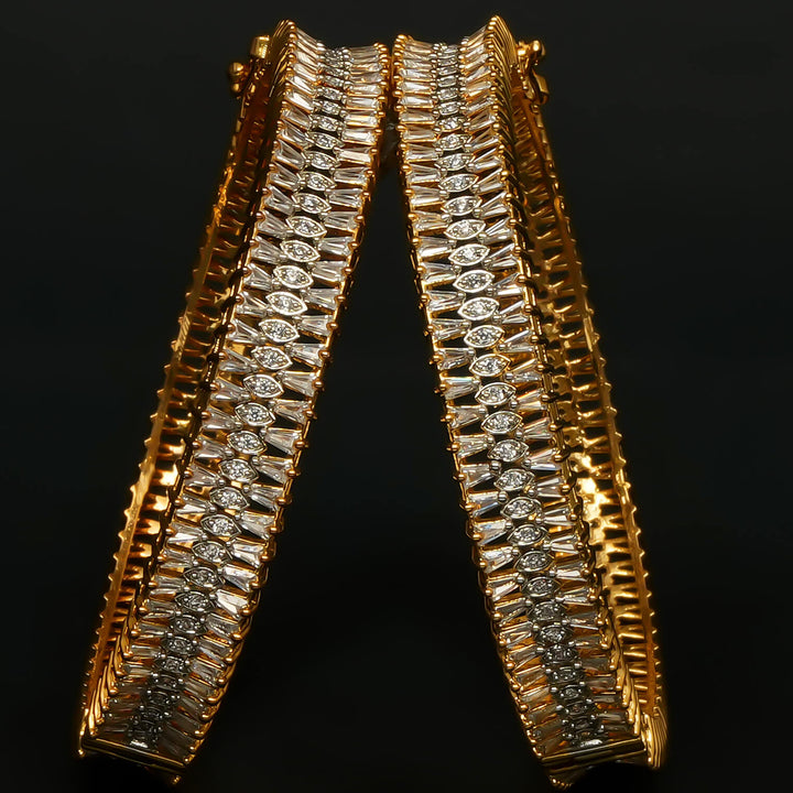 CZ Diamond Finish Bangles