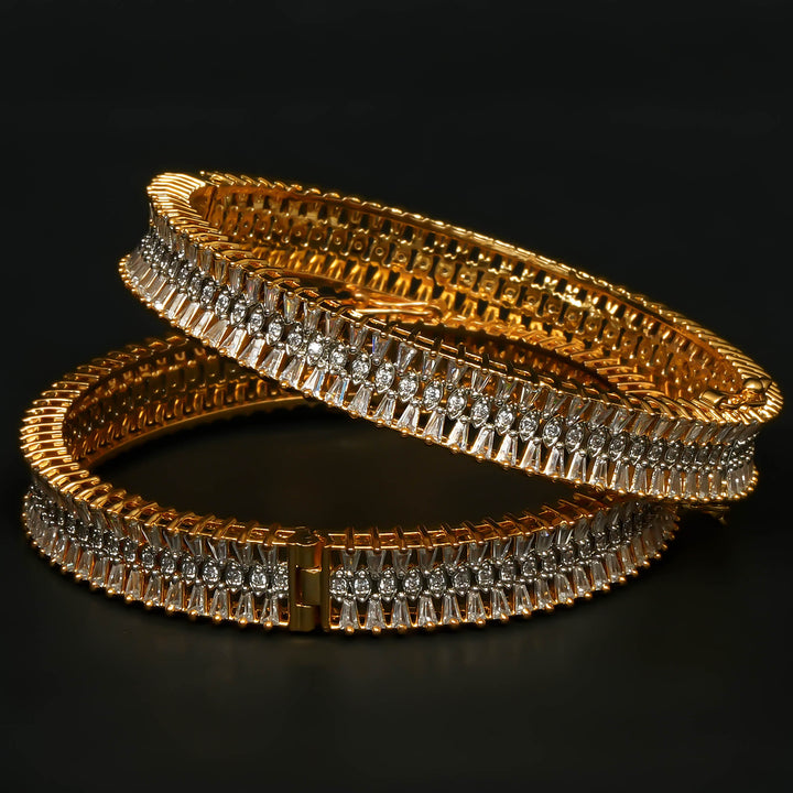 CZ Diamond Finish Bangles