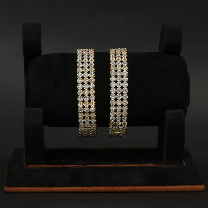 CZ Diamond Finish Bangles