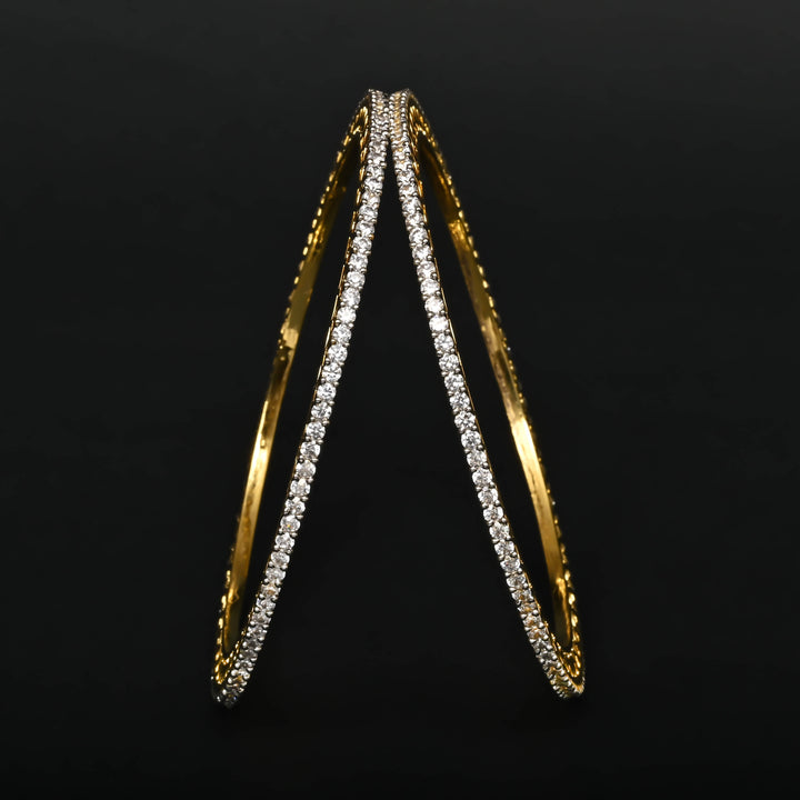 CZ Diamond Finish Bangles