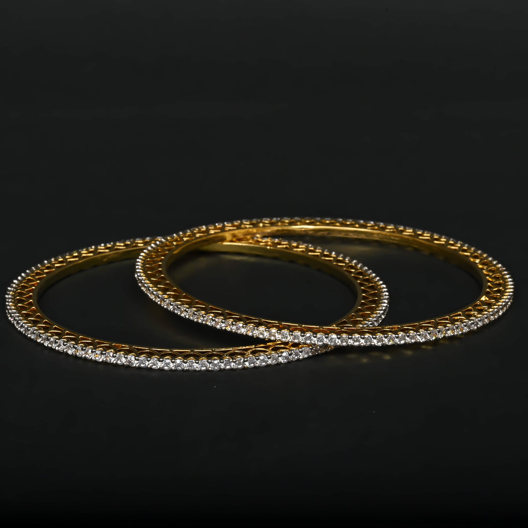 CZ Diamond Finish Bangles