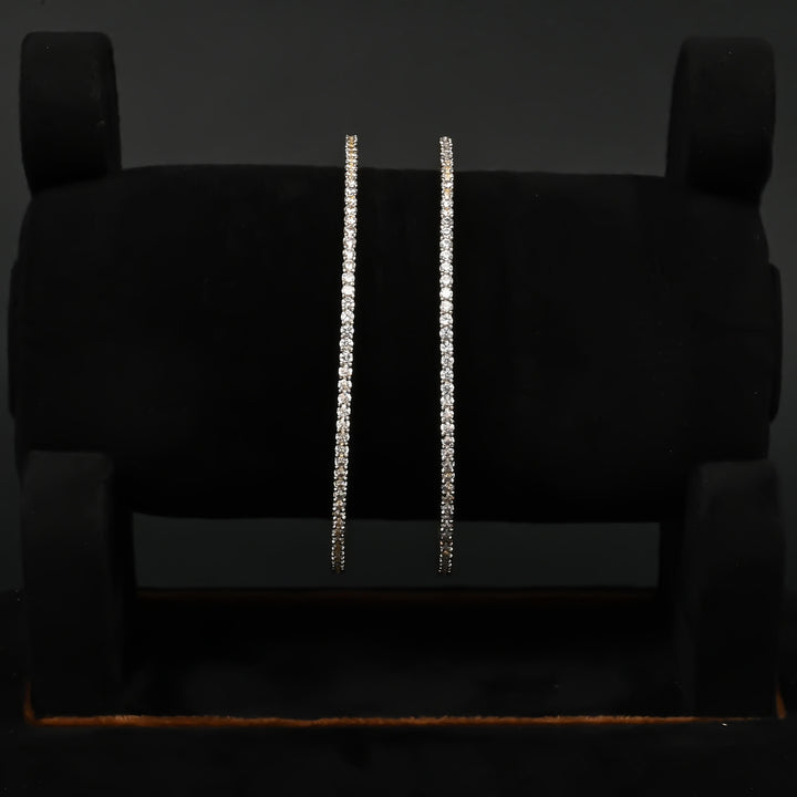 CZ Diamond Finish Bangles