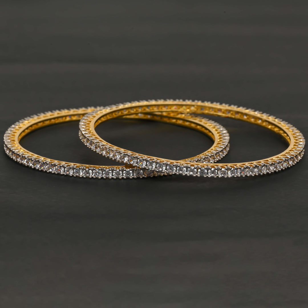 CZ Diamond Finish Bangles