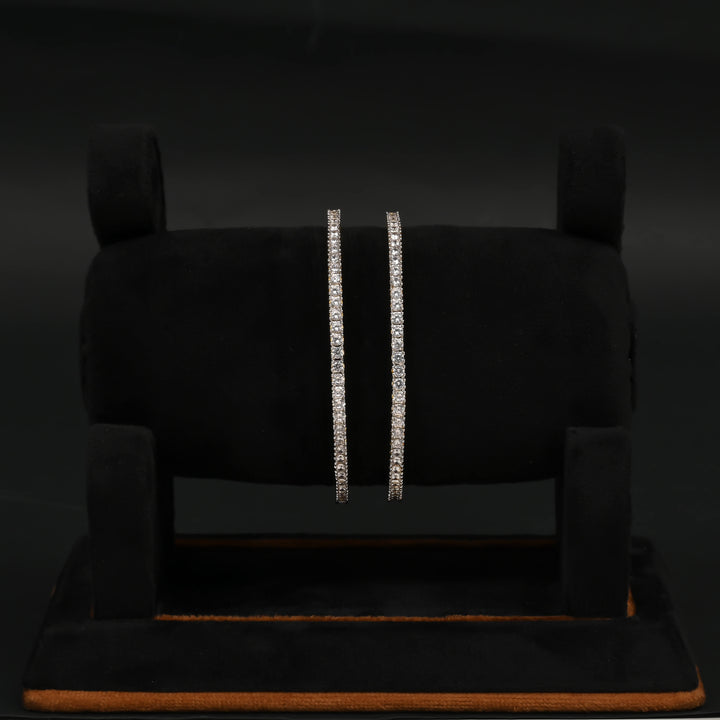 CZ Diamond Finish Bangles