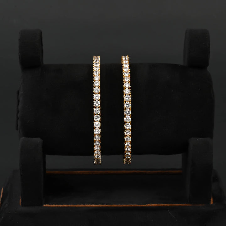 CZ Gold Finish Bangles