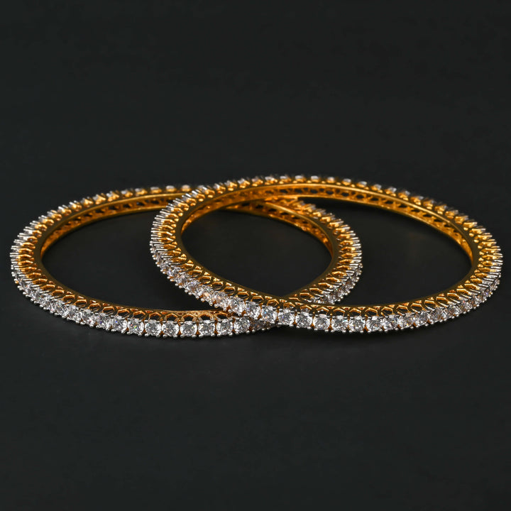 CZ Diamond Finish Bangles