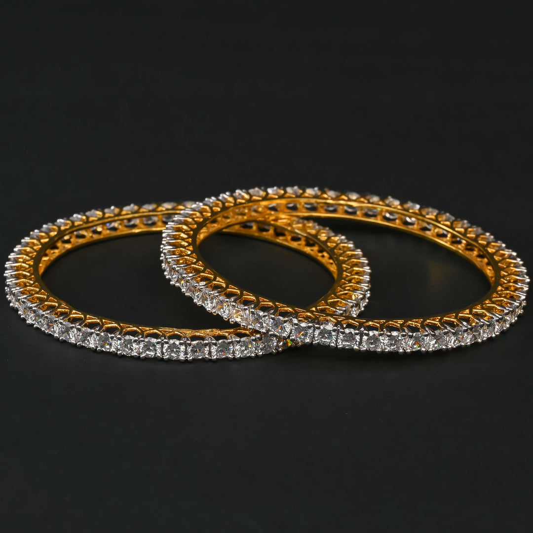 CZ Diamond Finish Bangles
