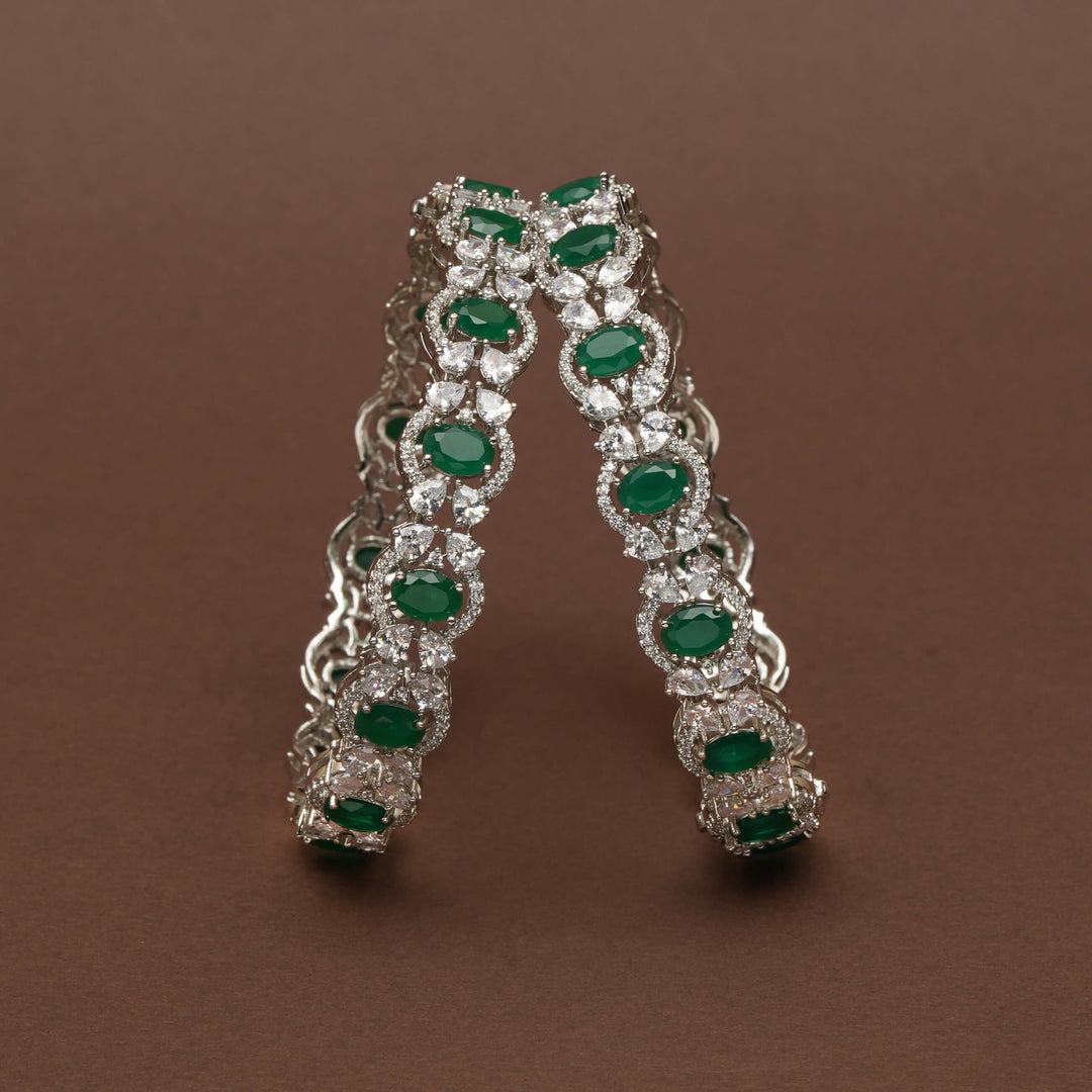 CZ Emerald Bangles